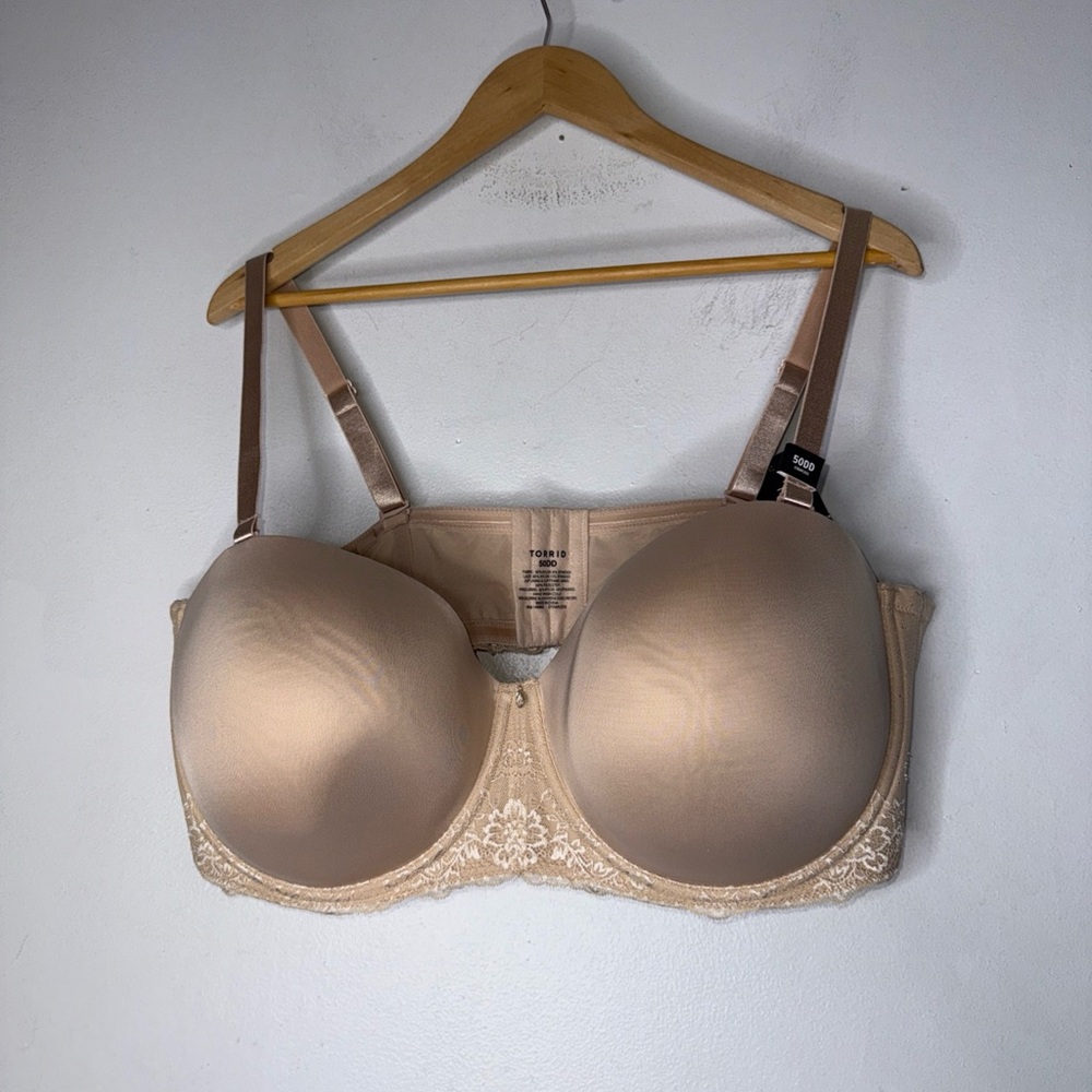 NWT Torrid Multi Way Nude Bra 50DD